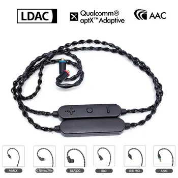 LDAC/aptX Adaptive/aptXHD Bluetooth 5.1 Wireless Manual HiFi Casti Cablu AAC MMCX/2PIN/IE80/QDC/A2DC/IE40PRO/IM Conector