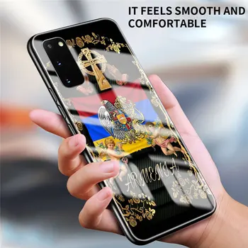Sticla pentru Samsung S20 FE S21 S10 S9 S8 Cover pentru Galaxy Note Ultra 20 10 Plus 9 Temperat Coque Sac Armenia Armeni Pavilion