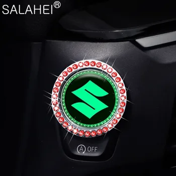 Masina faceți Clic pe Start Diamant Decor de Aprindere Buton Decalcomanii Pentru Suzuki SX4 SWIFT Alto Liane Grand Vitara Jimny S-Cross, Swift