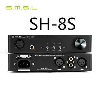 SMSL SH-8S SH8S Hi-Res Amplificator pentru Căști 6,35 mm RCA, XLR Echilibrat/Dezechilibrat Câștig Reglabil SH8S AMP