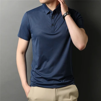 COODRONY Brand de Înaltă Calitate Business Casual cu Maneci Scurte Polo-Shirt pentru Bărbați Îmbrăcăminte de Vară Cool New Sosire Dungă Subțire Topuri C5320S