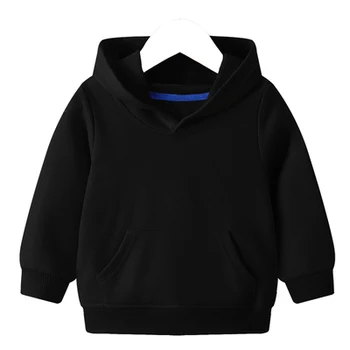 2021 rotund gat culoare solidă pulover casual tricou Fete cu gluga Copii copii Copii haine baieti Haine 4150 26