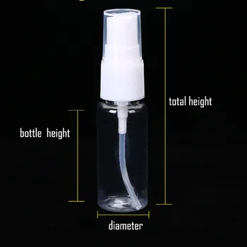 Reîncărcabile Sticle de Călătorie de Plastic Transparent Pulverizator de Parfum Goale Mic Spray Bottle10/20/ 30/50/60/80/100ml