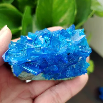 Cupru(II) sulfat pentahidrat cristale Minerale probe de energie puternic, pietrele decorative de Vindecare de cristal