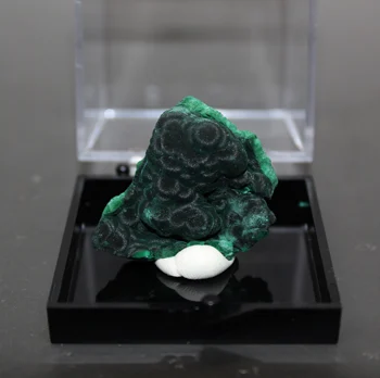 Natural frumos malachit minerale-specimen de cristal Pietre și cristale de Vindecare de cristal cutie de transport Gratuit dimensiune 5.2 cm