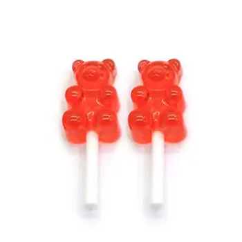 20/50pcs Gummy Bear Acadele Flatback Rășină Mni Alimente Bomboane Farmecele pentru Pandantive Cercei Diy Breloc Meserii Accesorii