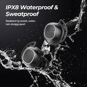 Mpow M30/M30 Plus Adevărat Pavilioane Wireless Bluetooth Căști cu Sunet de Bas Profund rezistent la apa IPX8 pentru Rularea Sport Căști