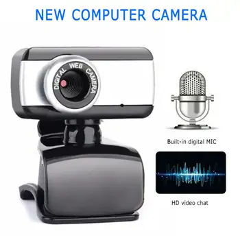 Video de ecran lat de Lucru Acasă Accesorii HD 480p Webcam Cu Built-in Microfon de Calculator USB Camera Web Pentru Windows 10 8 7 XP