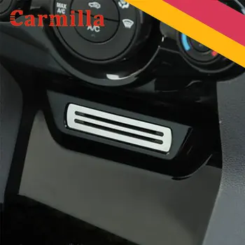 Carmilla ABS Cromat Mașina de Centru Post de Card de Parcare Solt Sequin Trim Autocolant pentru Ford Fiesta MK7 2009 - Accesorii de Interior