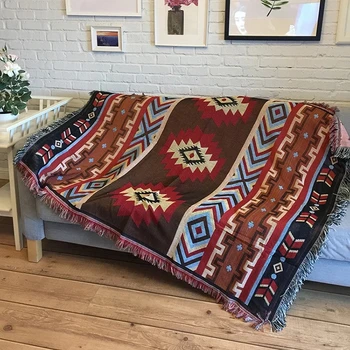 Aggcual Geometrice nordic arunca pătură tricotate boho decor perna de pe canapea canapea capac pătură cuvertură de Călătorie Picnic mat covor XT117