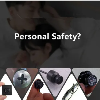 Spion de Ascultare Detector de microfoane și Mini Camera Ascunsa Spion Camera video Spion Dispozitive Dedektor de Alarmă Anti-pierdut 2 in 1 de Confidențialitate Proprietate Siguranță