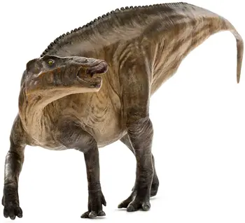 PNSO Shantungosaurus Figura Jurassic Hadrosauridae Dinozaur PVC Realist Model Animal Jucarii Figurine Colector Decor Cadou Adult