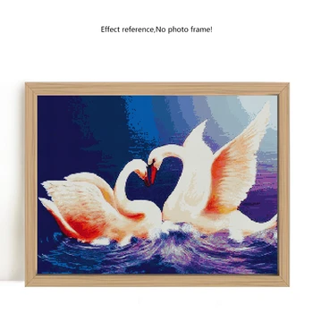 Evershine Diamant Broderie Swan Animale Full Piața Diamant Tablou Goblen Kit Imagine Stras Mozaic De Artizanat Cadou