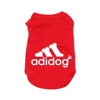 Adidog Haine de Primăvară și de Vară de Companie Veste Confortabil Haine de Câine Câine Veste tricouri Pisica Veste Pentru Mediu Mic Câine