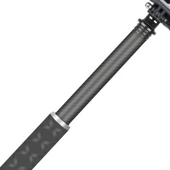 TELESIN 90cm Monopied Fibra de Carbon Selfie Stick Aliaj de Aluminiu Trepied Pentru GoPro Hero 9 8 7 Pentru Osmo Acțiune Insta360 Accesorii