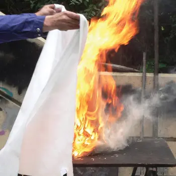 Pătură de incendiu din fibra de sticla Flacără de Foc Pături de Urgență Suprimarea Ignifuge Supraviețuire Acoperire pentru Bucatarie Șemineu Masina