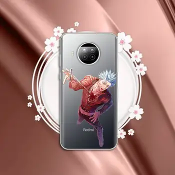 Anime șapte păcate de moarte Caz de Telefon Transparent pentru Xiaomi mi Redmi nota 10 t 8 9 pro lite 11 Samsung S 8 9 10 20