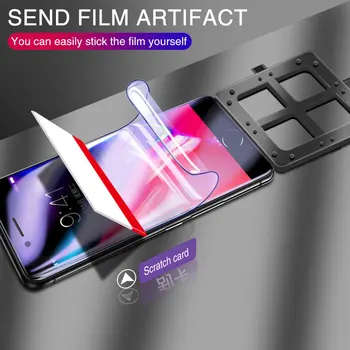 20000D Hidrogel folie de Protectie pentru iPhone 8 7 6s Plus cu Ecran Protector pentru iPhone SE X Xr Xs 12 11 Pro Max folie de protectie Ecran