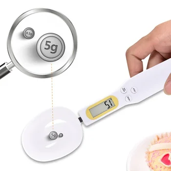 500g/0.1 g electronice de cântărire lingură de Bucătărie gadget seturi Lingura de Măsurare ceașcă de măsurare lingură Scară Mini-Cântare de Copt Consumabile
