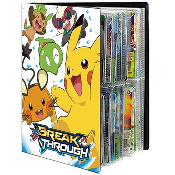 432 card de 9 Buzunar Album Pokemon Carte de Desene animate Pokemon de Colectare a Încărcat Lista de Joc de Liant Titularul Harta Folder Jucărie pentru Copii Cadouri