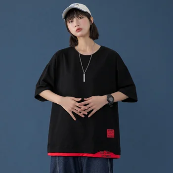 Femei T-Shirt Harajuku Casual Unisex Supradimensionat tricou Punk Gotice HipHop Femeie T-shirt cu Maneci Scurte Streetwear Topuri Tee