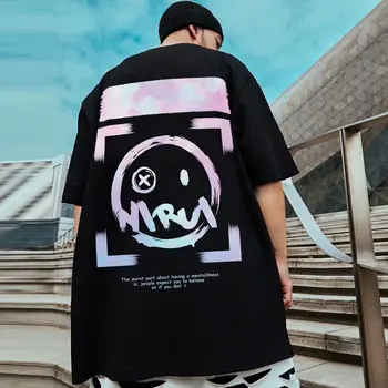 V-hanver Phiz Cupluri Streetwear tricou Barbati Punk Scrisoare de Imprimare Jumătate Maneca harajuku Hip Hop Supradimensionat Gotic de Epocă Rece de Sus 8XL