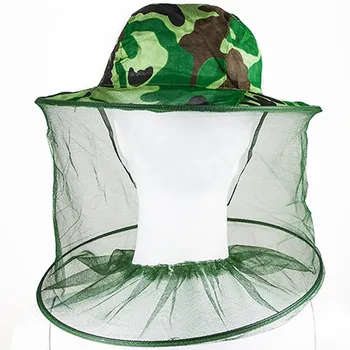 Apicultor Antimosquito de Albine Bug Insecte Zbura Masca Capac Pălărie cu Net Plasă de Protecție a Feței