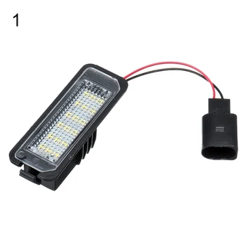 1/2 buc LED-uri Auto Numărul de Înmatriculare Lampă de Lumină pentru Golf 4/5/6 Po-lo Phaeton
