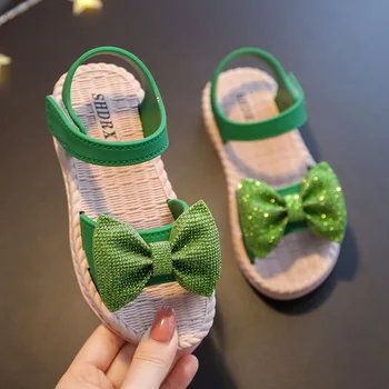 Fete Sandale de Vara Noi 2021 coreeană pentru Copii Pantofi de petrecere a timpului Liber tv cu Fund Moale Printesa Sandale de Moda, Versatil Fata de Plaja Pantofi