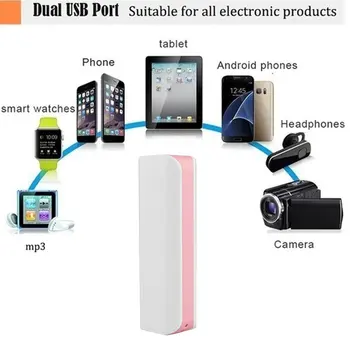 Banca de putere DIY Kit de Depozitare Cutie Liber de sudare Costum Baterie 18650 2600mAh USB Încărcător Extern Pentru Xiaomi Samsung Iphone telefon