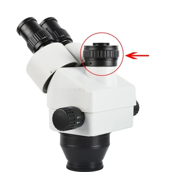 0,5 X C Mount Lens Adapter Focus Reglabil Instalare Camera C Adaptor de Montare la Noul Tip de Microscop Stereo Trinocular
