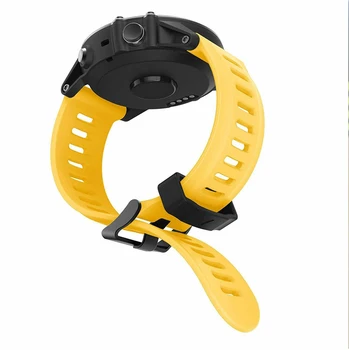 26mm Curea Silicon Watchband pentru Garmin Fenix 3 H /5X Plus/6X /3 Sapphire Bratara Inteligent Trupa Sport Înlocuire Brățară