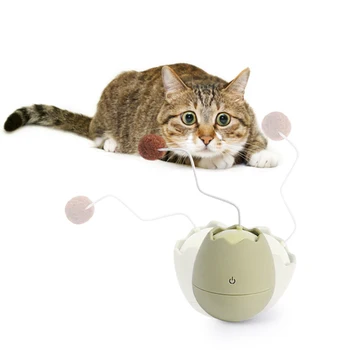 Pahar Leagăn Jucărie Pentru Pisici Pisoi Interactive Electrice Jucarii Inteligente Masina Echilibru Pisica Urmarind jucarie Cu iarba matei Amuzant Produse pentru animale de Companie