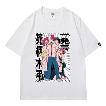 Eroul meu mediul Academic Fierbinte Anime Bărbați Supradimensionate T-shirt cu Maneci Scurte Băiat Adolescent Cool tricou Unisex Liber Streetwear Populare Top Tees