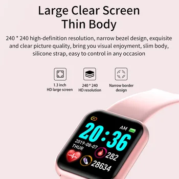 Bluetooth Ceas Inteligent Bărbați Femei Impermeabil Sport Smartwatch Fitness Heart Rate Monitor De Presiune Sanguina Bratara Cadou