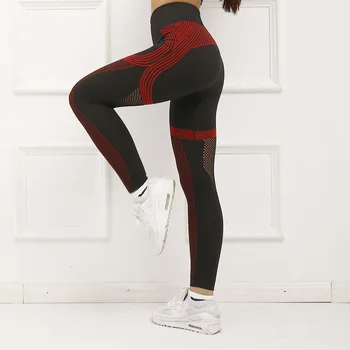 Sexy Fitness Femei Jambiere Sală De Sport Pantaloni De Yoga Talie Mare Ghemuit Dovada Strâns Antrenament Push-Up Jambiere Anti Celulita