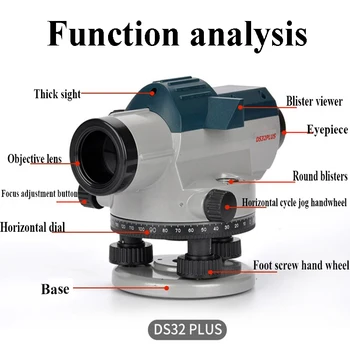 CUPBTNA DS32 Inginerie Optice de Măsurare Nivel Hot Nou de Înaltă Precizie Instrument Paralel Tester Echilibrare Automată Instrument