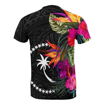Chuuk T-Shirt White Shark Polineziene Tatuaj 3D Imprimate t-shirt Harajuku Streetwear tricouri Amuzante Barbati Pentru Femei Maneci Scurte