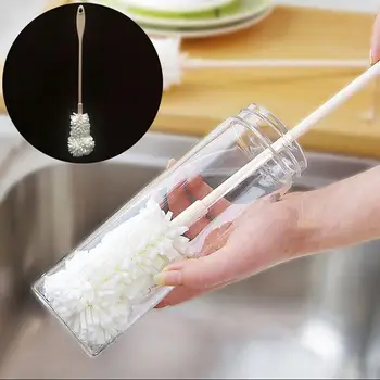Burete Comod Aspirator cu Perie Mâner Lung Perie Flacon de Sticlă Cupe Ușor de curățat Bucătărie se Spală Bucătărie de Curățare