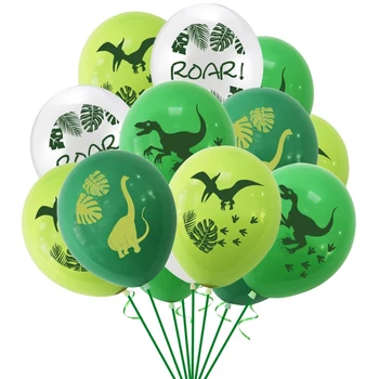 Dinozaur Confetti Baloane Latex Animale Jungla Băieți Petrecere Decoratiuni Ziua De Nastere Balon Copil De Dus Bile De Aer Globos