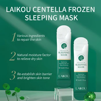 20BUC Centella Congelate Facial, Măști de Dormit Repararea Hidratare Ulei de Control de Albire Nu-spălare Strângeți Pielea Feței Îngrijirea Feței
