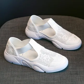 Sandale femei 2021summer nou stil Baotou cozonac cu talpi groase respirabil casual pantofi plat pentru femei pantofi platforma, pantofi femei