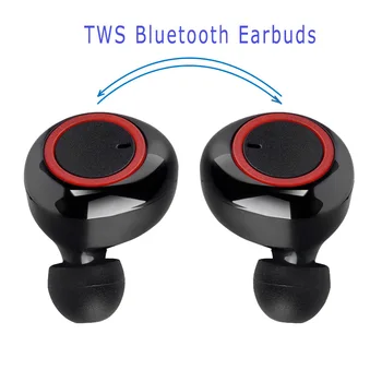 Bluetooth pavilioane 5.0 căști fără Fir Mini set de Căști Stereo fără Fir În Ureche Touch Control Căști Selectați Melodii pentru toate telefoanele