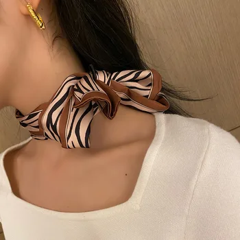 Parul lung Arcuri Eșarfă Văl Multifunctional Eșarfă Cravată de Păr Accesorii de Par pentru Femei Bandană Dușman Elastic