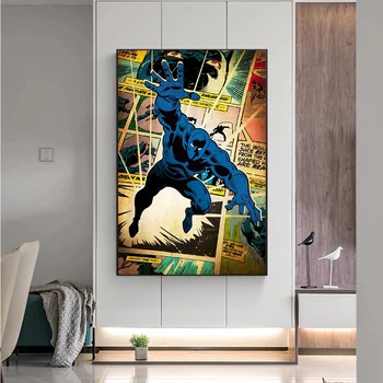 Marvel Avengers Panza Pictura Spiderman super-Erou de benzi Desenate, Poster, Postere si Printuri de Arta de Perete Imaginile pentru Camera Decor Acasă