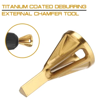 Debavurare Chamfer Instrument Extern Pic De Titan Acoperite Elimina Bavuri Reparatii Instrumente De Metal Instrument De Foraj