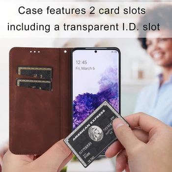 Pentru Samsung S20 Ultra S10 E Lite S9 S8 S7 Edge Plus flip caz de telefon Galaxy Note8 Note9 Nota 10 Pro portofel din piele de caz