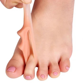 2 buc Picior de Îngrijire Instrument Silicon Gel Separatoare de Deget de la picior Brancarde Tep Tub de Bataturi Blistere Protector Gel de Inflamație la picior Deget de la picior Deget de Protecție