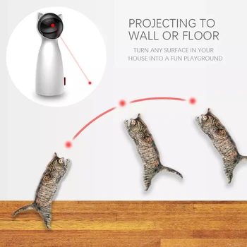 Automate Jucarii Pisica Interactiv LED Laser Jucarii Inteligente Teasing animale de Companie Amuzant Modul Handheld Electronice de Formare Distractiv Jucărie Pisica