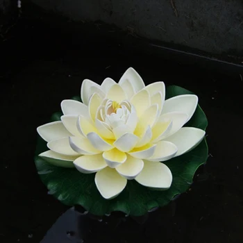 1BUC Plutitoare Lotus Flori Artificiale Nunta Petrecere Acasă Decoratiuni DIY Crin de Apă Mariage Fals Plante